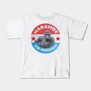 Harambe for President Kids T-Shirt